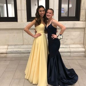 Navy Blue Mermaid Prom/Formal Dress